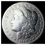 1890-O Silver Morgan Dollar LIGHTLY CIRCULATED