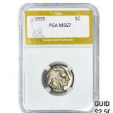 1935 Buffalo Nickel PGA MS67