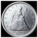 1875-S Silver Twenty Cents CLOSELY UNCIRCULATED
