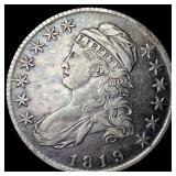 1819 Capped Bust Half Dollar NEARLY UNCIRCULATED