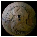 1805 Draped Bust Large Cent HIGH GRADE