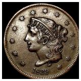 1839 Braided Hair Large Cent CLOSELY UNCIRCULATED