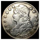 1832 Capped Bust Half Dollar NEARLY UNCIRCULATED