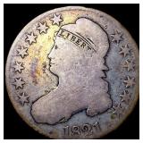 1821 Capped Bust Silver Dime NICELY CIRCULATED