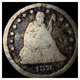 1876 Seated Liberty Quarter NICELY CIRCULATED