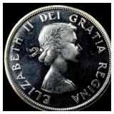 1963 Canada Silver Dollar GEM BU