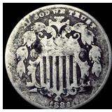 1882 Shield Nickel NICELY CIRCULATED