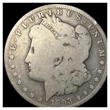 1893-O Silver Morgan Dollar LIGHTLY  CIRCULATED