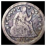 1859-S Silver Seated Liberty Dime NICELY CIRCULATE
