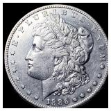 1886 Morgan Silver Dollar CLOSELY UNCIRCULATED