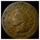 1866 Indian Head Cent NICELY CIRCULATED