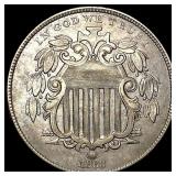 1868 Shield Nickel CLOSELY UNCIRCULATED