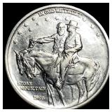 1925 Silver Stone Mountain Half Dollar UNCIRCULATE