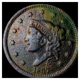 1837 Coronet Head Large Cent CLOSELY UNCIRCULATED