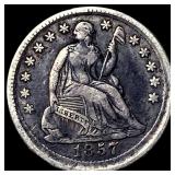 1857 Silver Half Dime ABOUT UNCIRCULATED