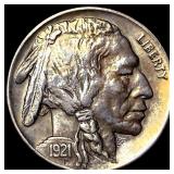 1921-S Buffalo Nickel CHOICE AU