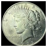 1922 Silver Peace Dollar UNCIRCULATED