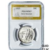 1925 Stone Mountain Half Dollar PGA MS67