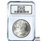 1881-S Morgan Silver Dollar NGC MS65