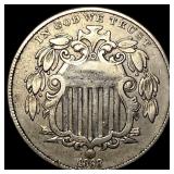 1868 Shield Nickel CLOSELY UNCIRCULATED