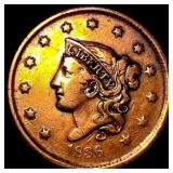 1836 Coronet Head Large Cent LIGHTLY CIRCULATED