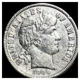 1909-S Silver Barber Dime UNCIRCULATED