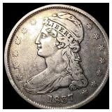 1837 Capped Bust Half Dollar NEARLY UNCIRCULATED