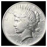 1921 Silver High Relief Peace Dollar  UNCIRCULATE