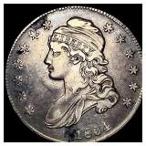 1834 Capped Bust Half Dollar CLOSELY UNCIRCULATED
