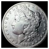 1884-O Silver Morgan Dollar NEARLY UNCIRCULATED