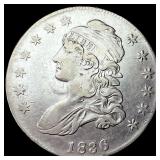 1836 Capped Bust Half Dollar CLOSELY UNCIRCULATED