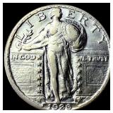 1926 Standing Liberty Silver Quarter CHOICE AU