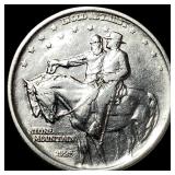 1925 Silver Stone Mountain Half Dollar UNCIRCULATE