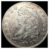 1808 Capped Bust Half Dollar LIGHTLY CIRCULATED