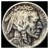 1917-D Buffalo Nickel LIGHTLY CIRCULATED