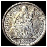 1875-S Silver Seated Liberty Dime CLOSELY UNCIRCUL