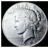 1928 Silver Peace Dollar CLOSELY UNCIRCULATED