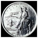 1925 Silver Half Dollar Stone Mountain GEM BU