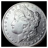 1900-S Silver Morgan Dollar NEARLY UNCIRCULATED