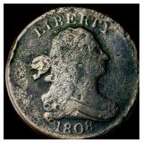 1808 Classic Head Half Cent NICELY CIRCULATED