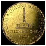 1939 Golden Gate International Exposition  token.