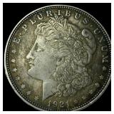 1921 Silver Morgan Dollar CLOSELY  UNCIRCULATED