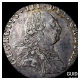 1787 Great Britain George III Silver 6 Pence CHOIC