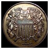 1868 Two-Cent Piece CLOSELY UNCIRCULATED