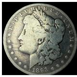 1893-O Silver Morgan Dollar LIGHTLY  CIRCULATED