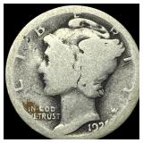 1921 Silver Mercury Dime LIGHTLY CIRCULATED