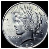 1923 Silver Peace Dollar CHOICE BU