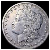 1878 Silver Morgan Dollar NEARLY UNCIRCULATED