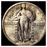 1920-S Silver Standing Liberty Quarter NEARLY UNCI