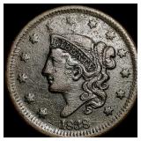 1838 Coronet Head Large Cent NEARLY UNCIRCULATED